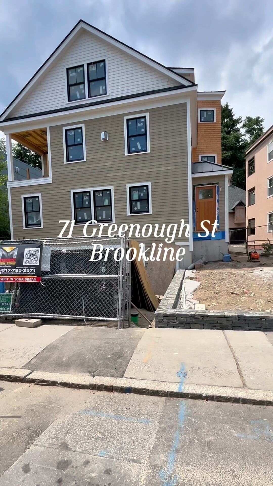 Welcome to 71 Greenough St Unit in Brookline! You’re not going to want to wait until this 3 bed, 3.5 bath condo is finished. Featuring direct elevator access from a spacious garage to all levels of the home, it’s the perfect blend of luxury and practicality. Follow us for updates as we build this beautiful home.