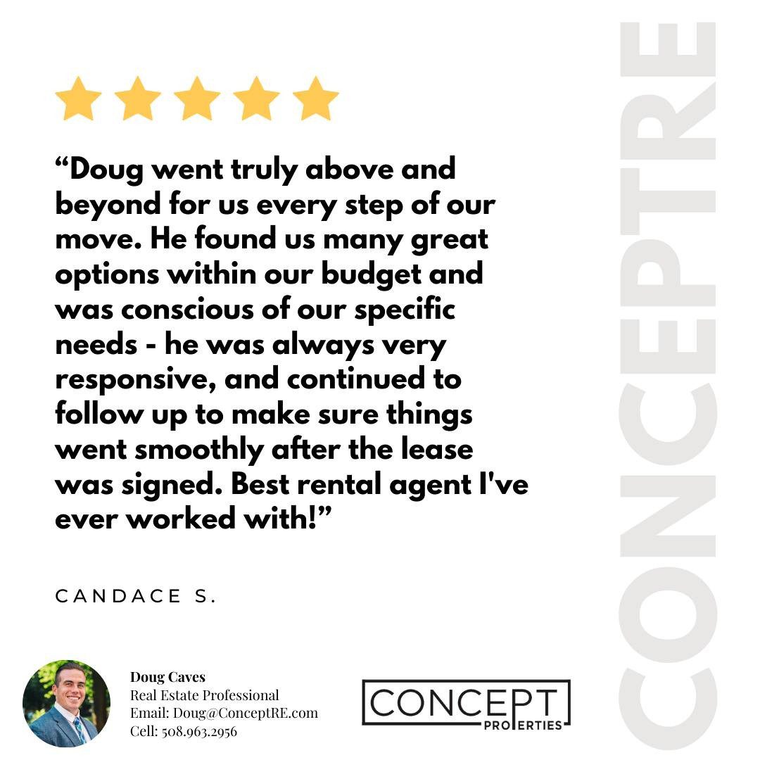 Thank you for the kind feedback, Candace! We will continue to strive hard and give the best service to our clients as always. #conceptblog