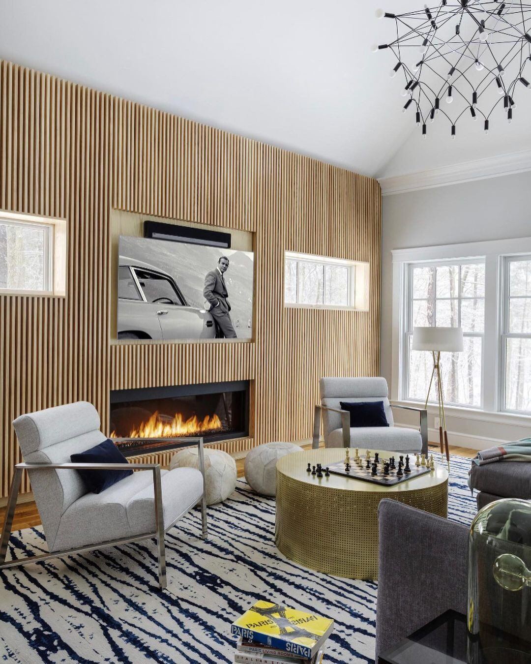 A luxurious, contemporary sitting room. 📸: @eleveninteriors #conceptblog