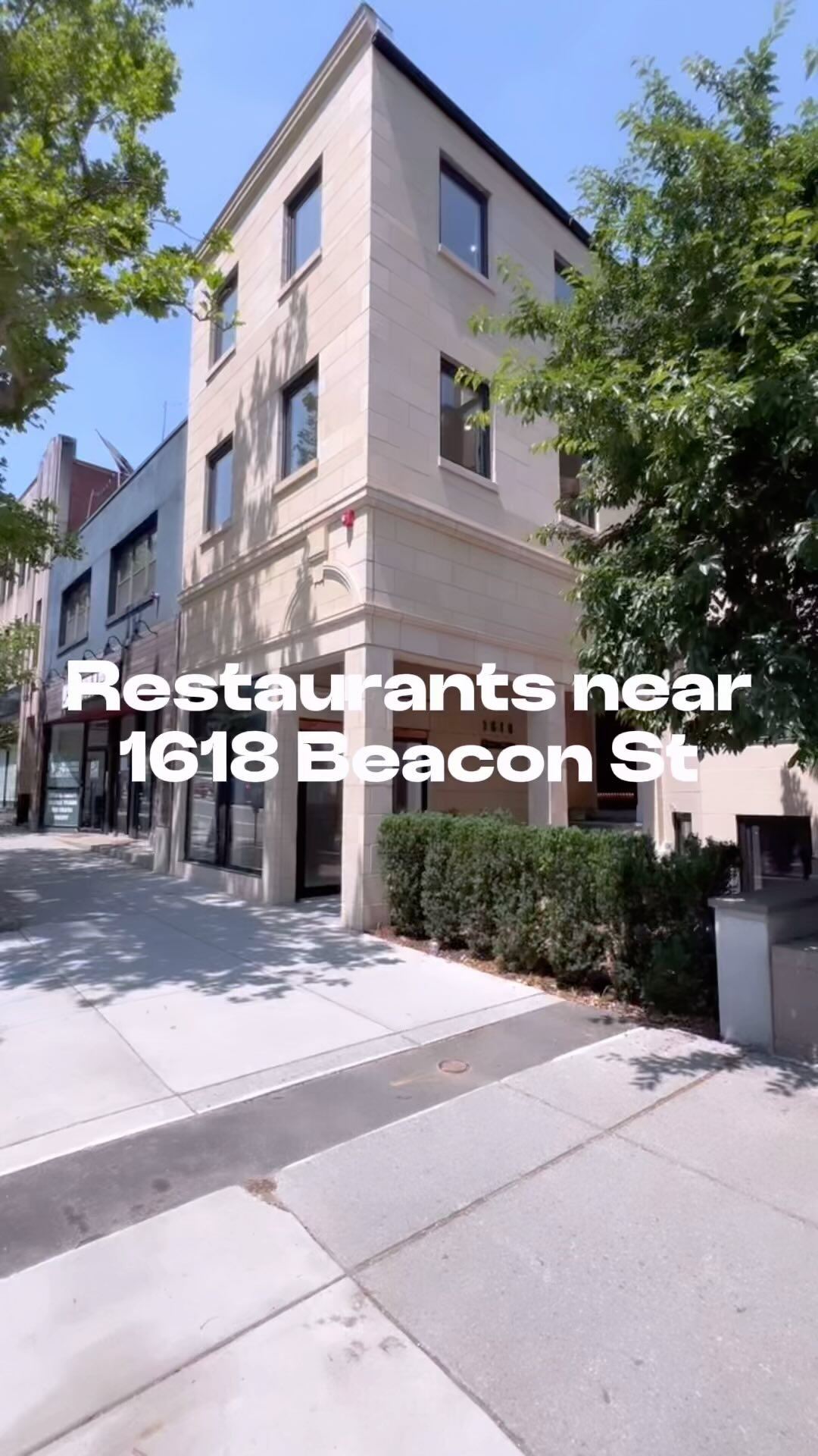 Exploring the culinary delights around 1618 Beacon St, Brookline! 🍽️Right in Washington Square, this neighborhood has it all. Come take a stroll with me and discover your new favorite spot! @lavoile_